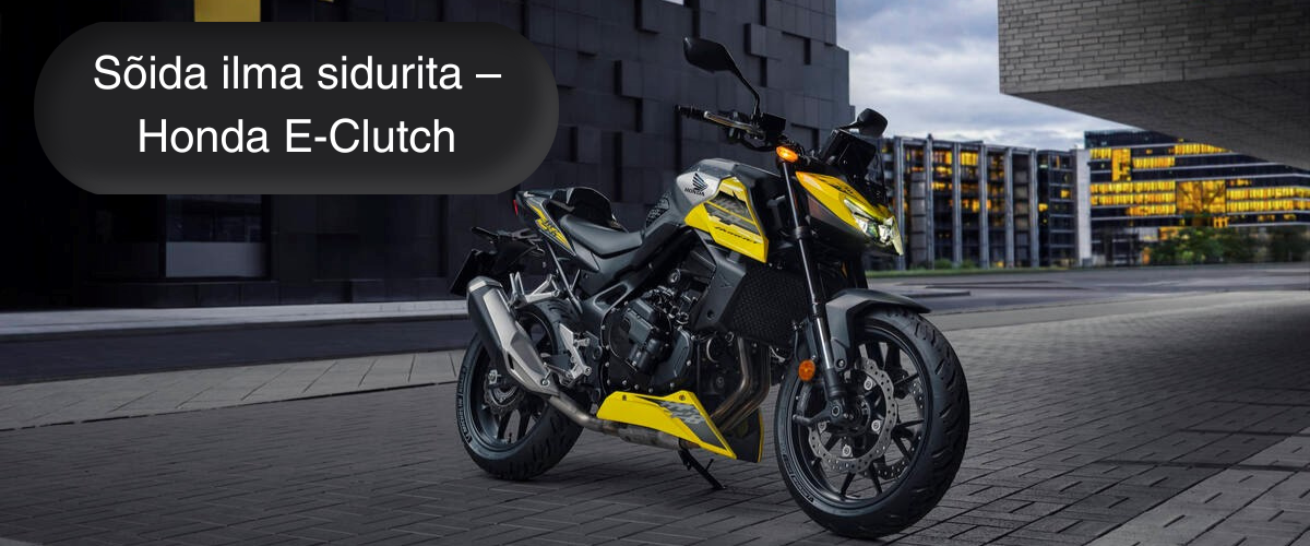Honda on toonud mootorrattamaailma täiesti uue lahenduse – Honda E-Clutch. Tegemist on uuendusliku tehnoloogiaga, mis muudab käiguvahetuse lihtsamaks, sujuvamak